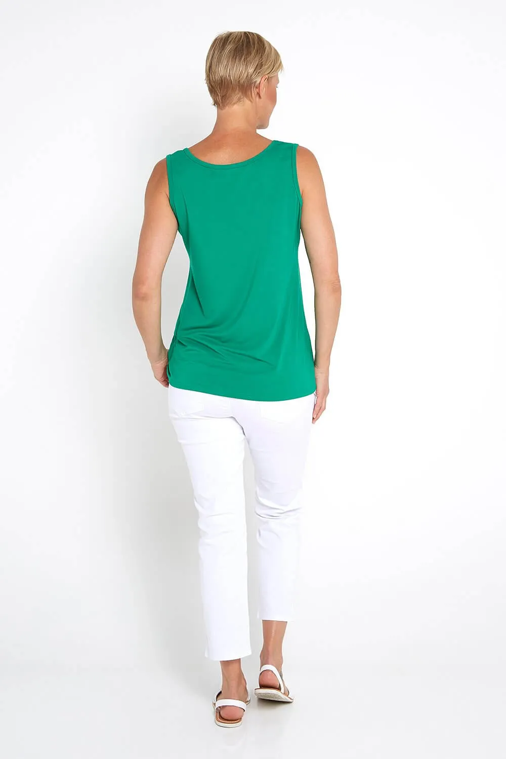 Bamboo Tank Top - Emerald