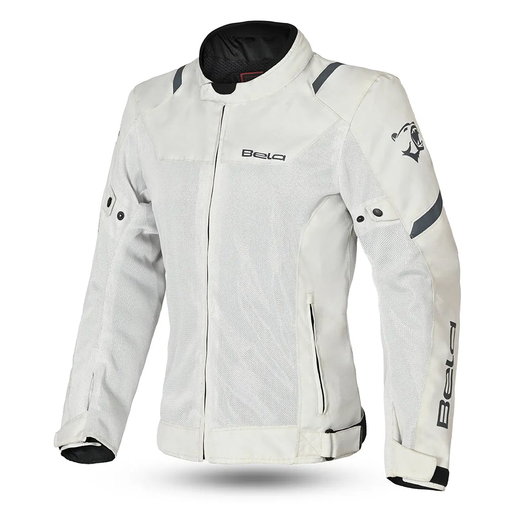 BELA Mesh Pro Lady Textile Motorbike Jacket Ice CE Approved