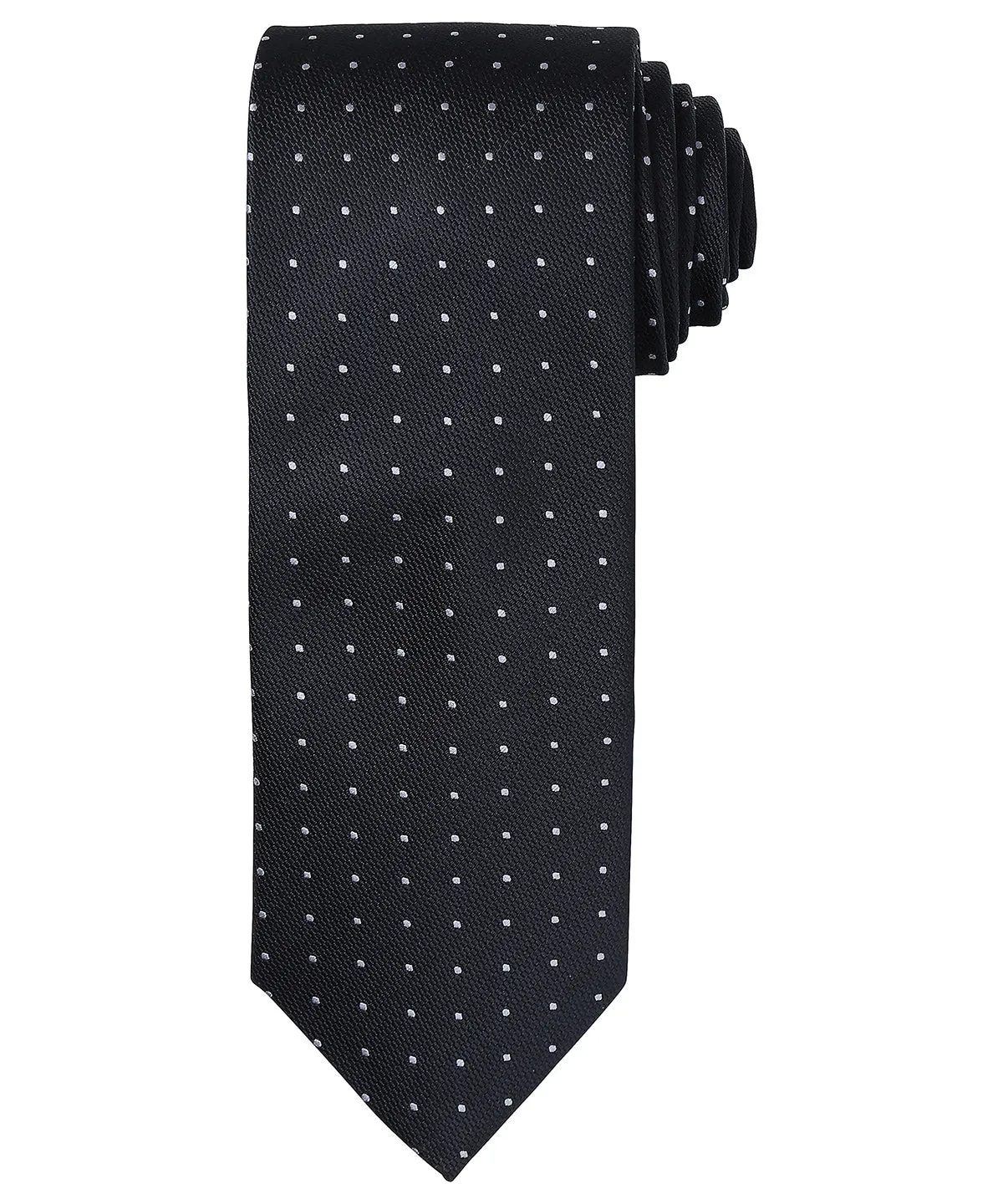 Black/Dark Grey - Micro dot tie