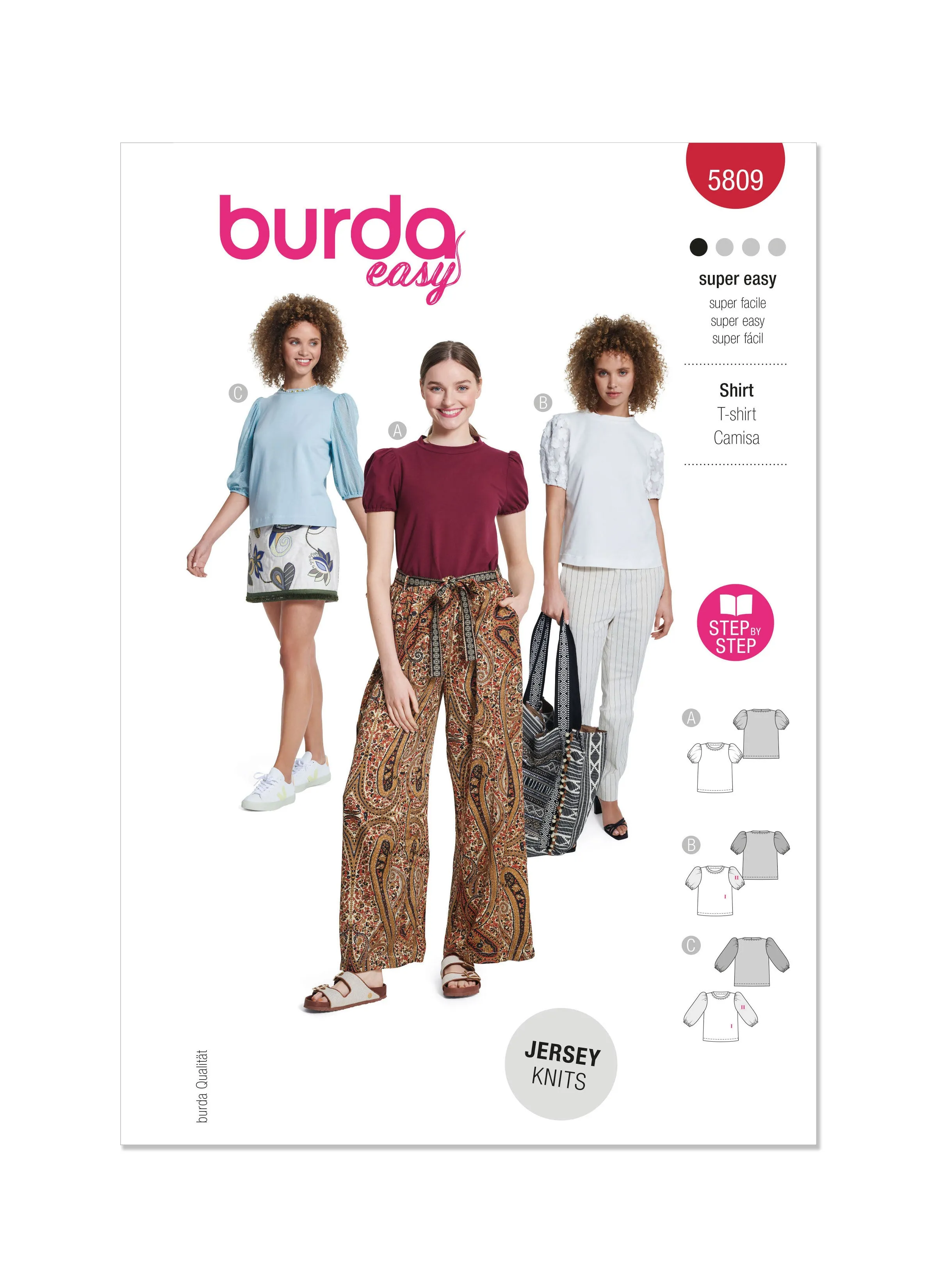 Burda Pattern X05809 Misses' Top Vest