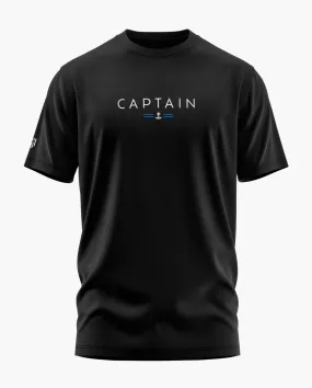 Captain Navy Signature LuxeSoft Cotton T-Shirt