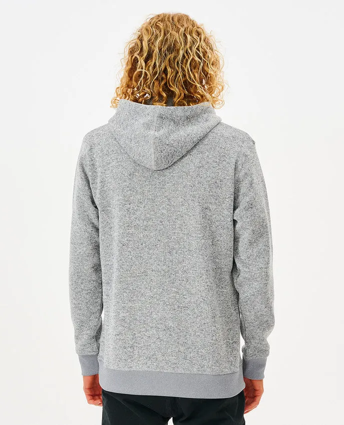 CRESCENT HOOD - GREY MARLE