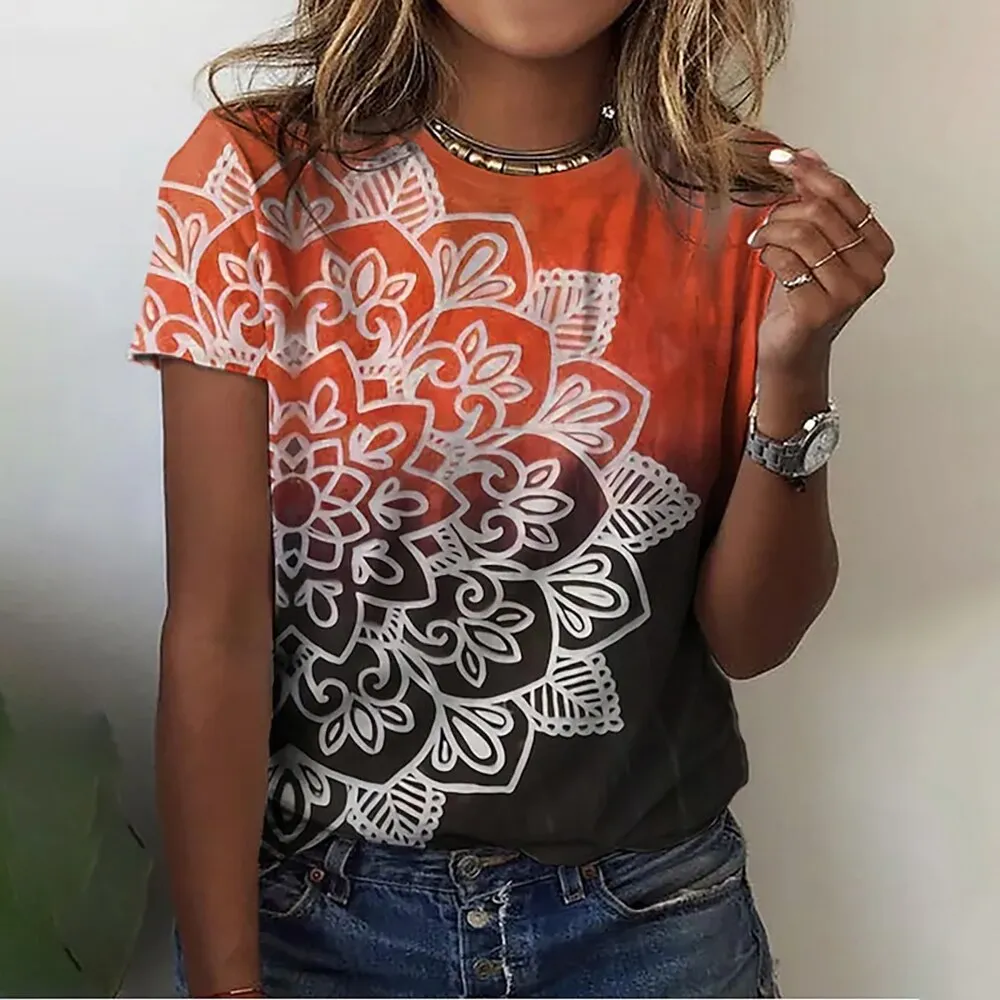 FashionSierra - Flowers Elegant Feminine T-Shirts