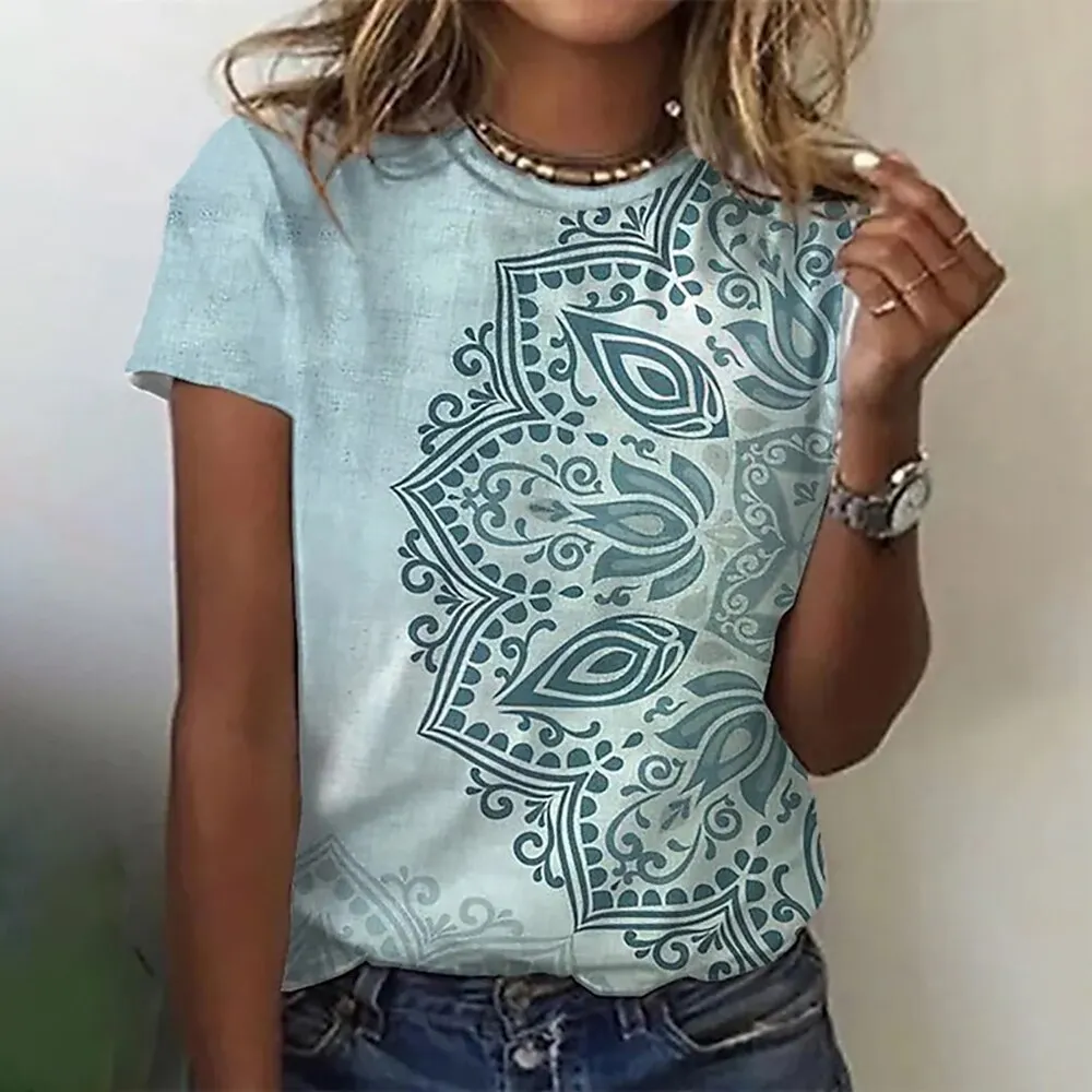 FashionSierra - Flowers Elegant Feminine T-Shirts