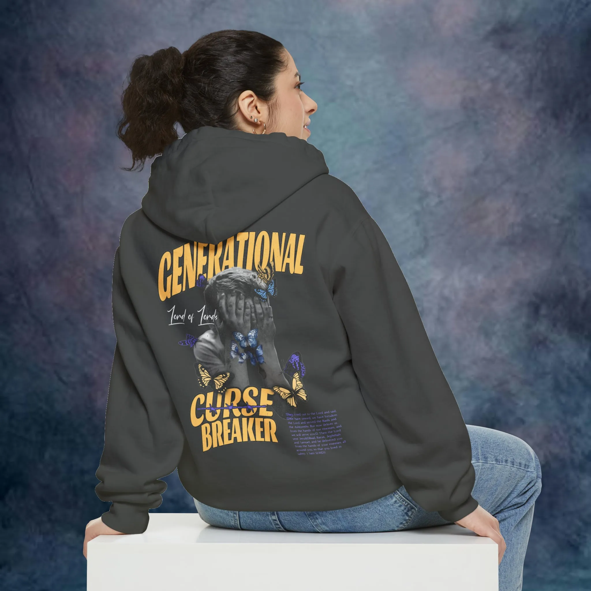 Generational Curse Breaker Garment-Dyed Hoodie