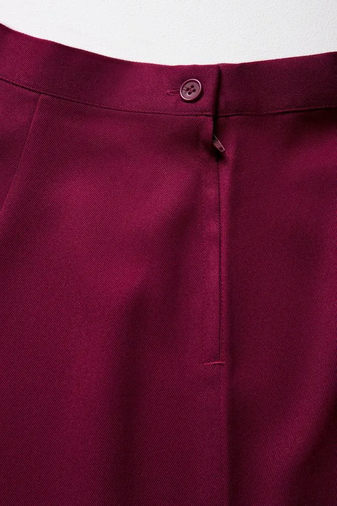 Girls School Skirt Maroon