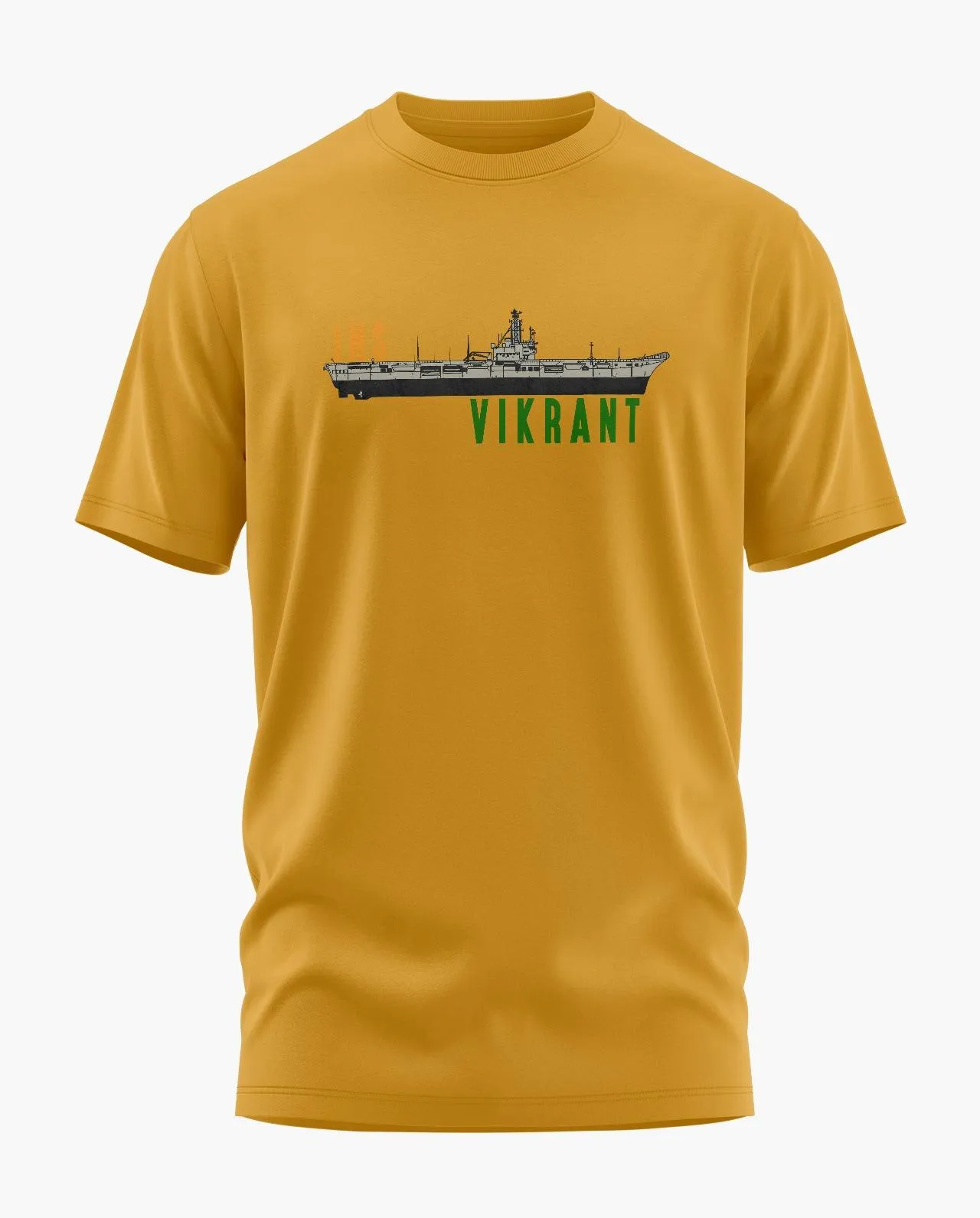 INS Vikrant Recoloured Signature LuxeSoft Cotton T-Shirt