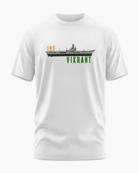 INS Vikrant Recoloured Signature LuxeSoft Cotton T-Shirt