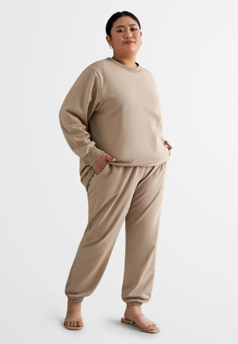 Jordana Minimalist Relaxed Jogger Pants