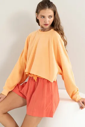 Laid Back Crop Sweatshirt