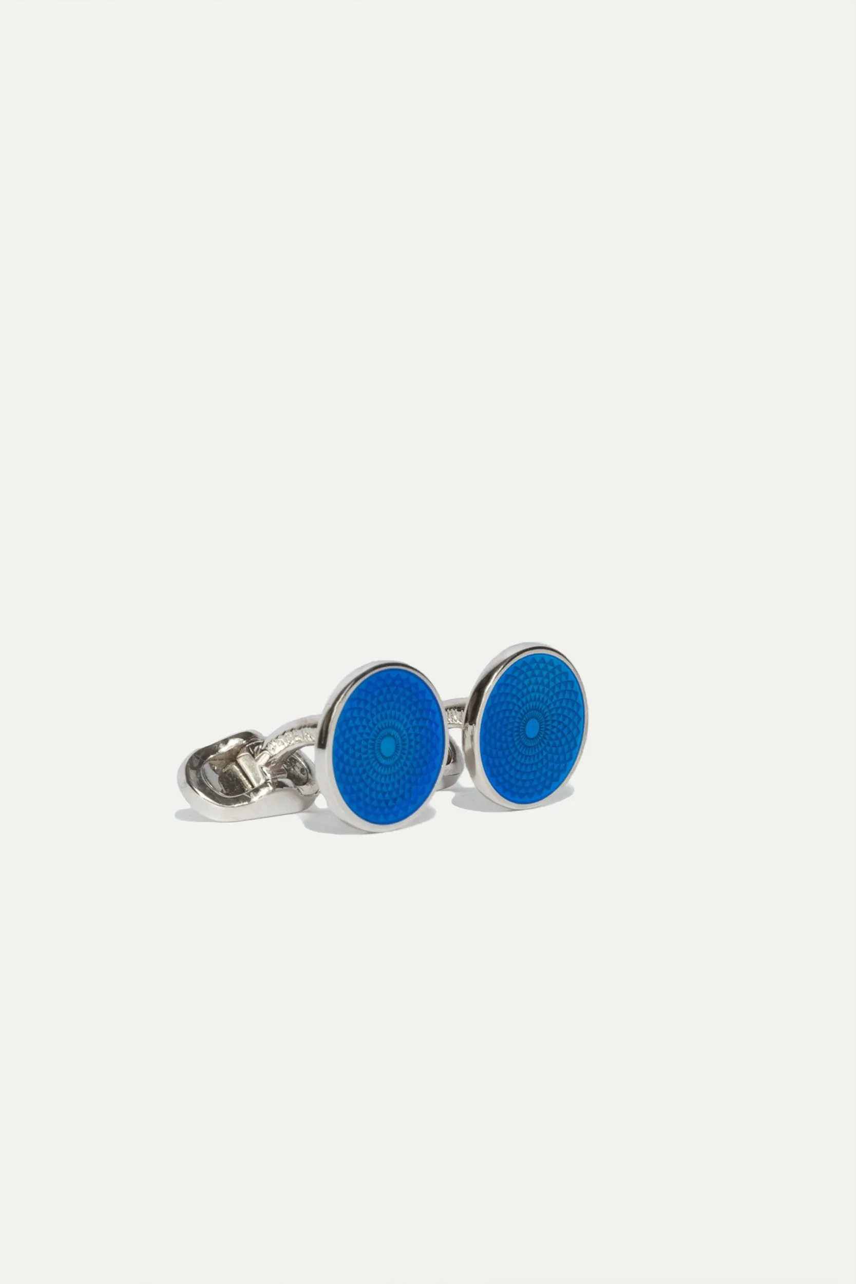 Light blue cufflinks - Made in Italy