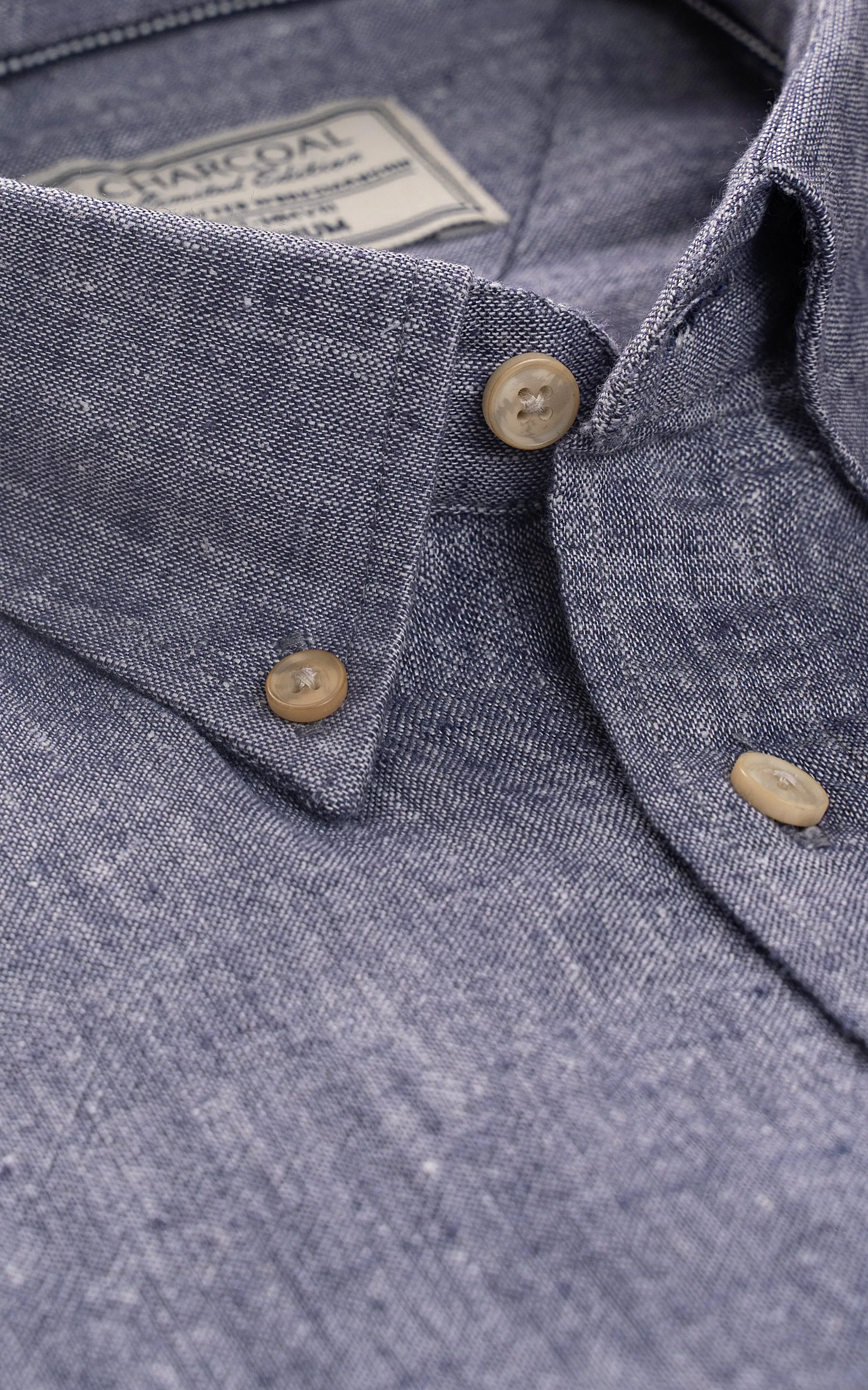 LIMITED EDITION LINEN SHIRT BLUISH GREY