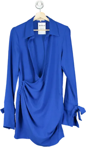 Meshki Blue Long Sleeve Shirt UK M