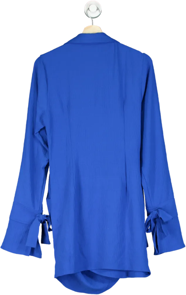 Meshki Blue Long Sleeve Shirt UK M