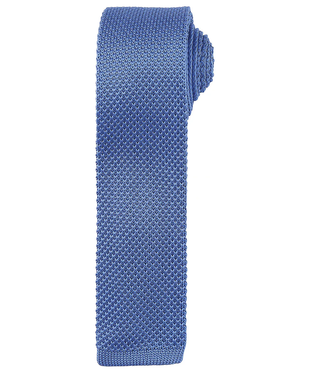 Mid Blue - Slim knitted tie