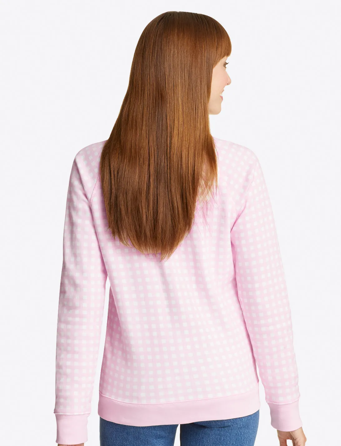 Natalie Sweatshirt in Gingham