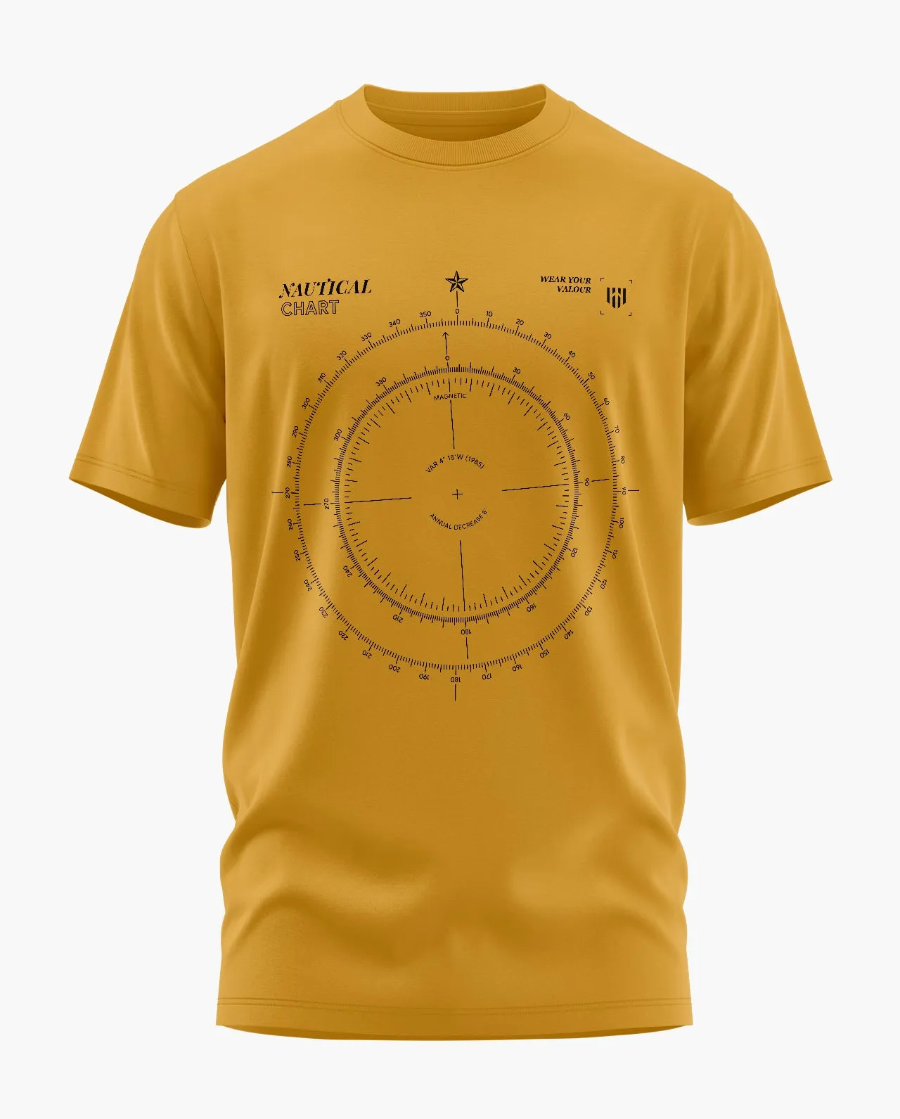 Nautical Chart Signature LuxeSoft Cotton T-Shirt