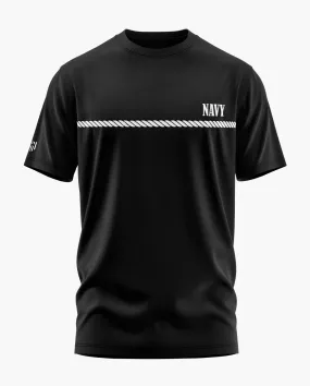 NAVY ROPE Signature LuxeSoft Cotton T-Shirt