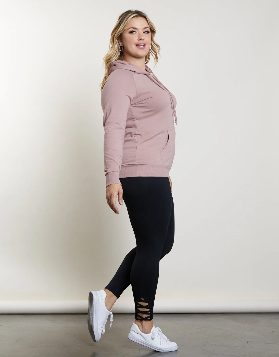 Plus Size Laid-Back Hoodie