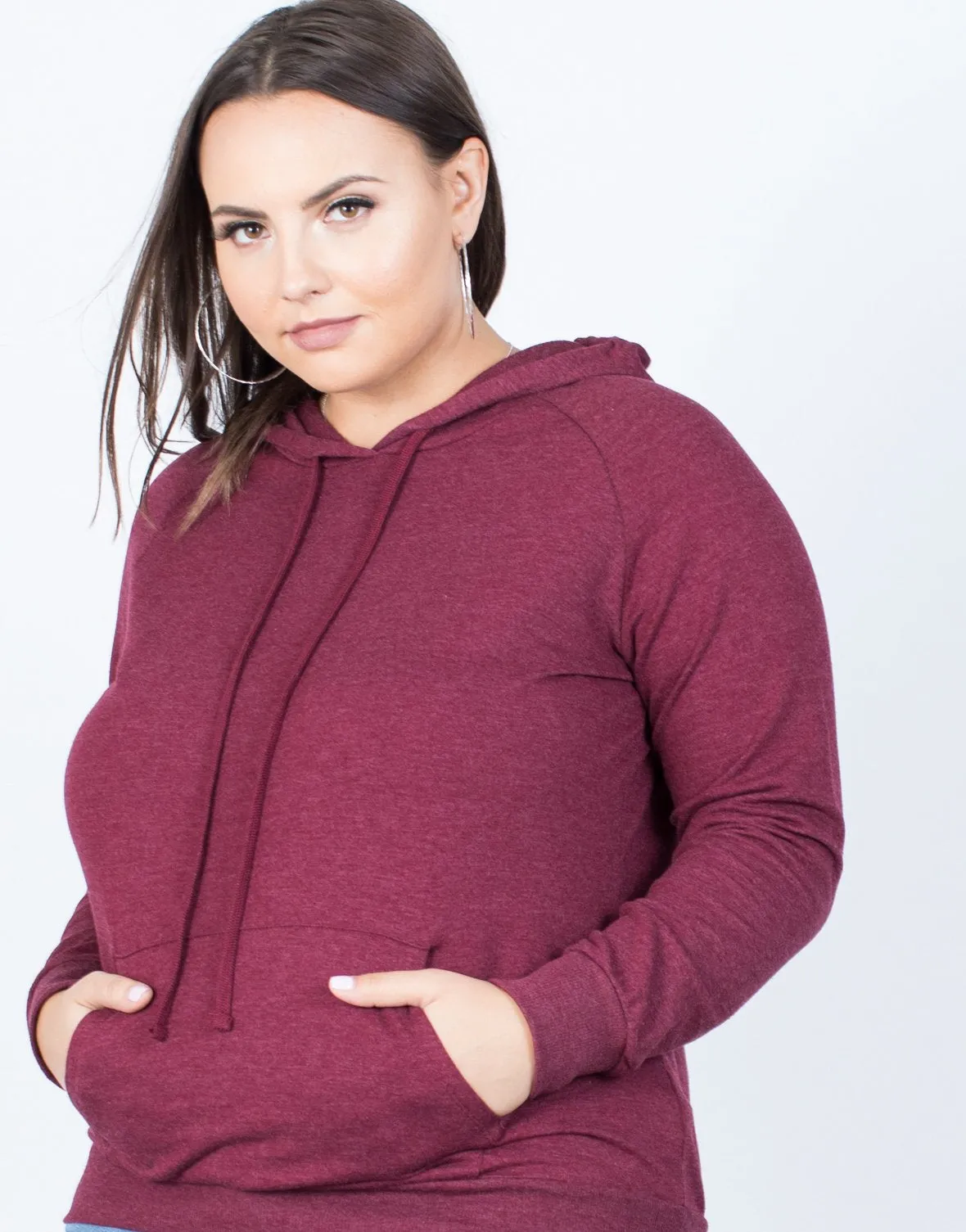 Plus Size Laid-Back Hoodie