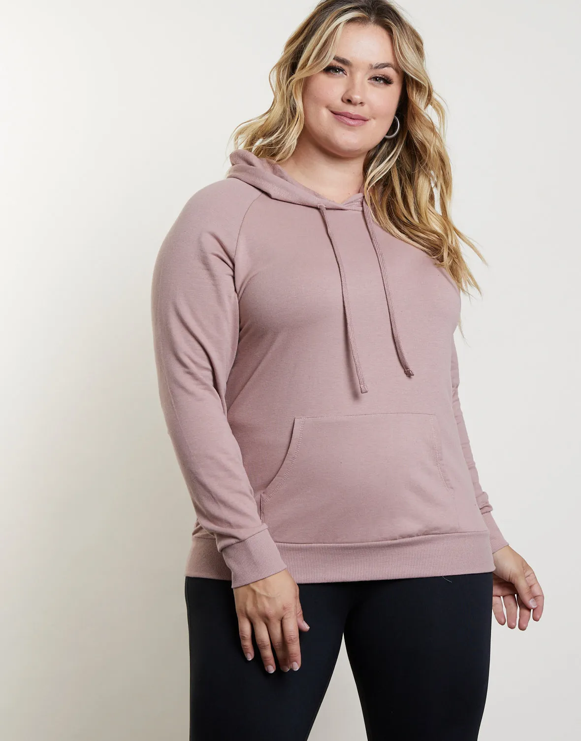 Plus Size Laid-Back Hoodie