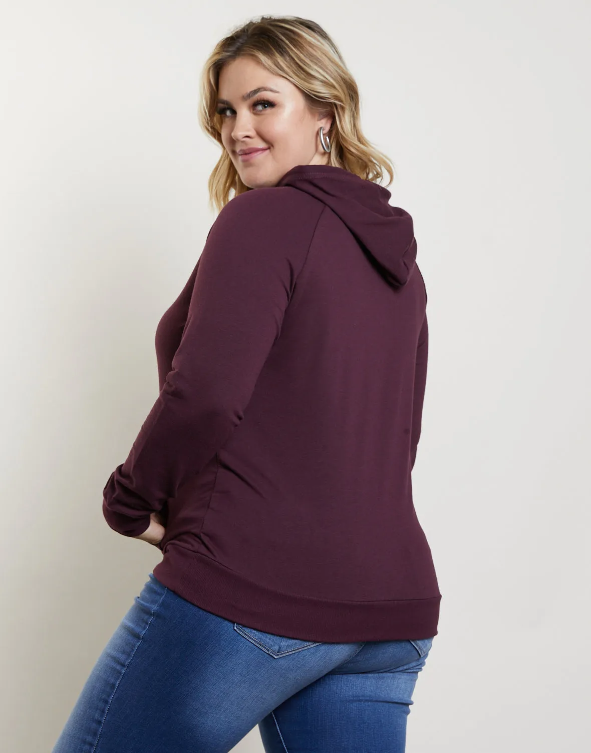 Plus Size Laid-Back Hoodie