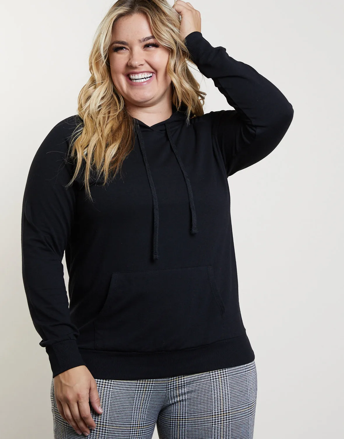 Plus Size Laid-Back Hoodie