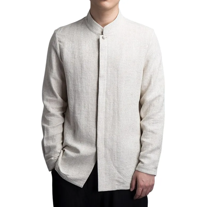 Pologize™ Elegant High Collar Button Shirt