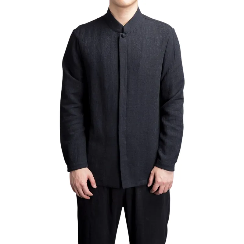 Pologize™ Elegant High Collar Button Shirt