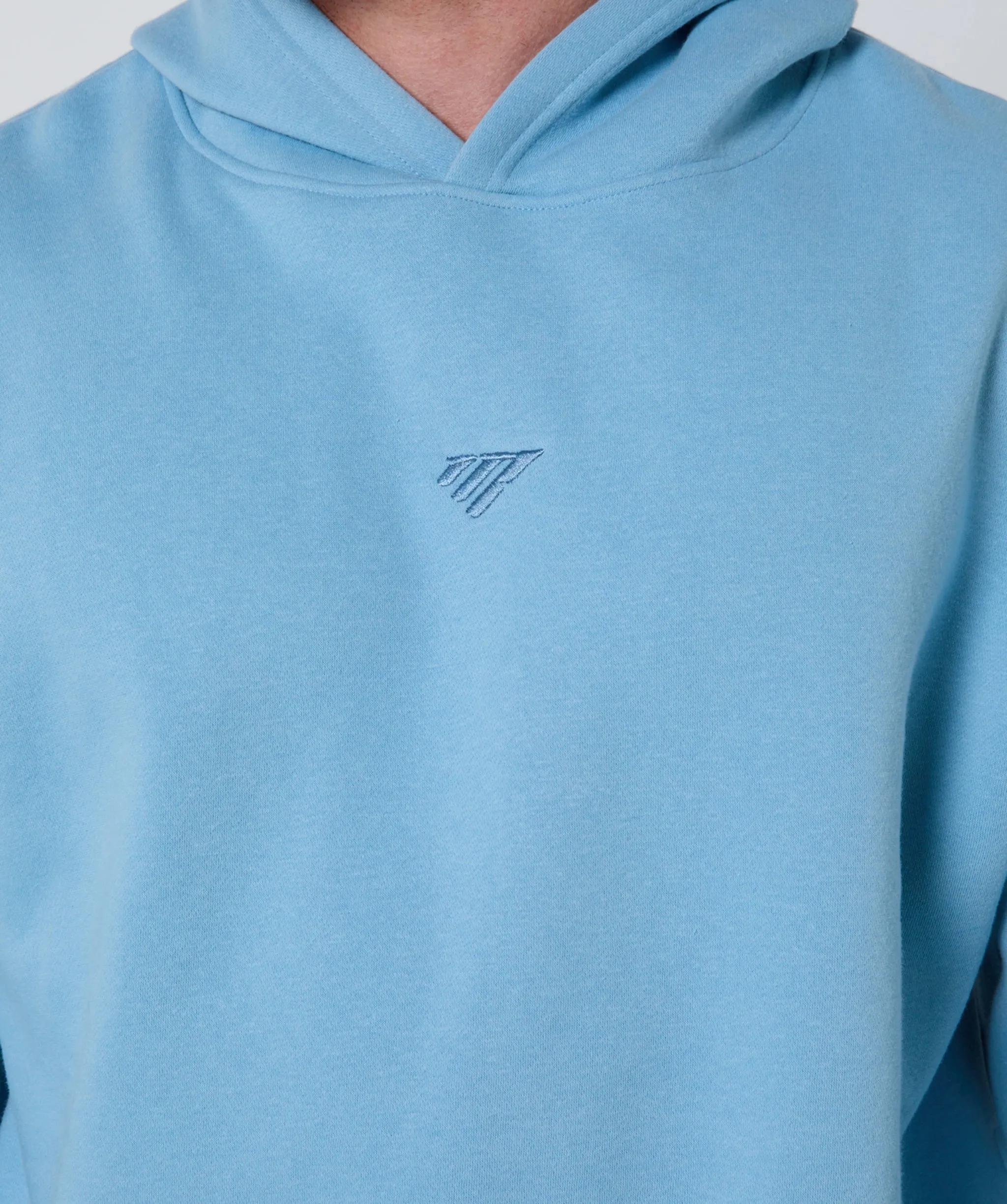 Push Beyond Oversize Hoodie Ice Blue