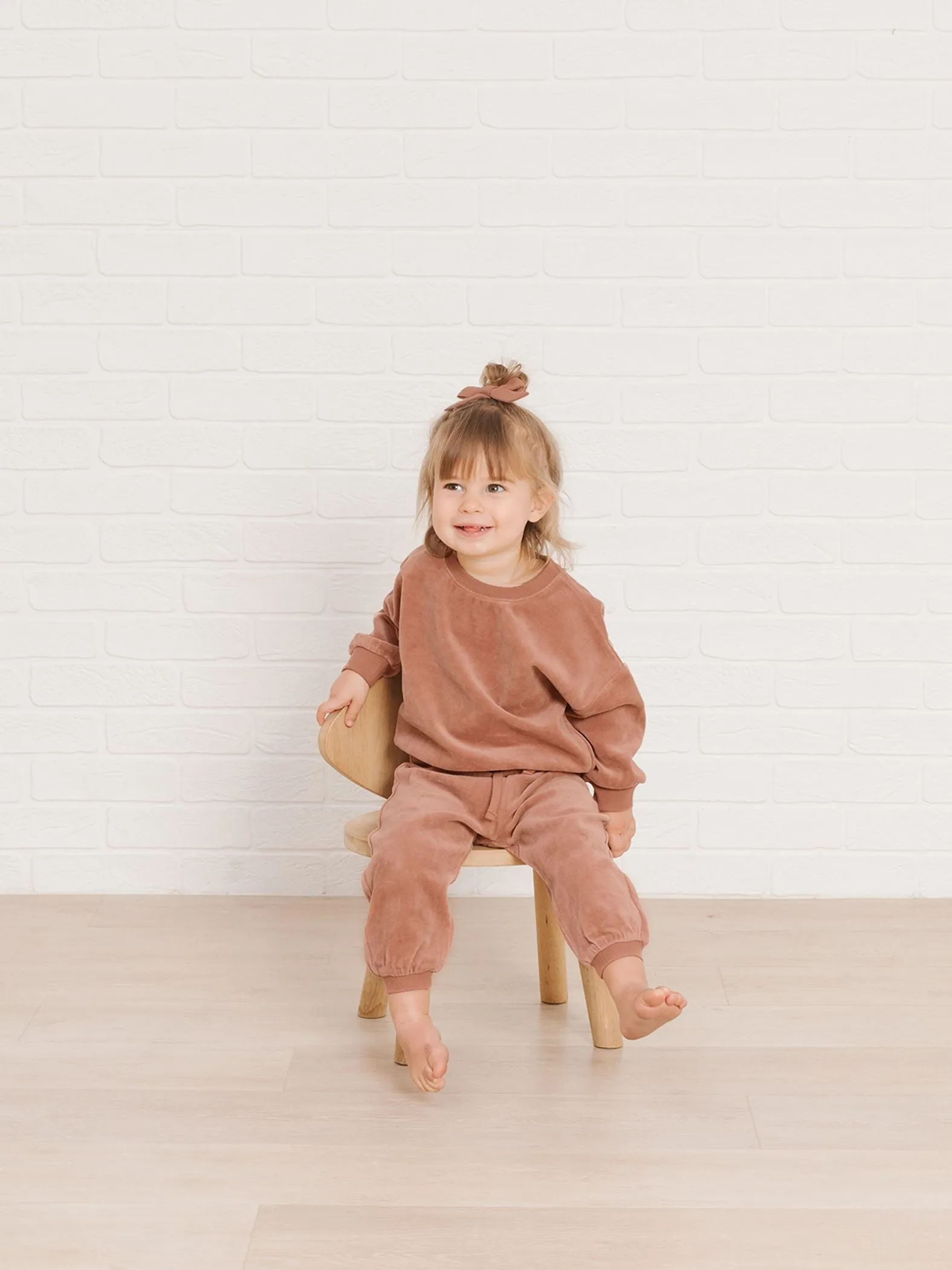 Quincy Mae Relaxed Sweatpants - Clay