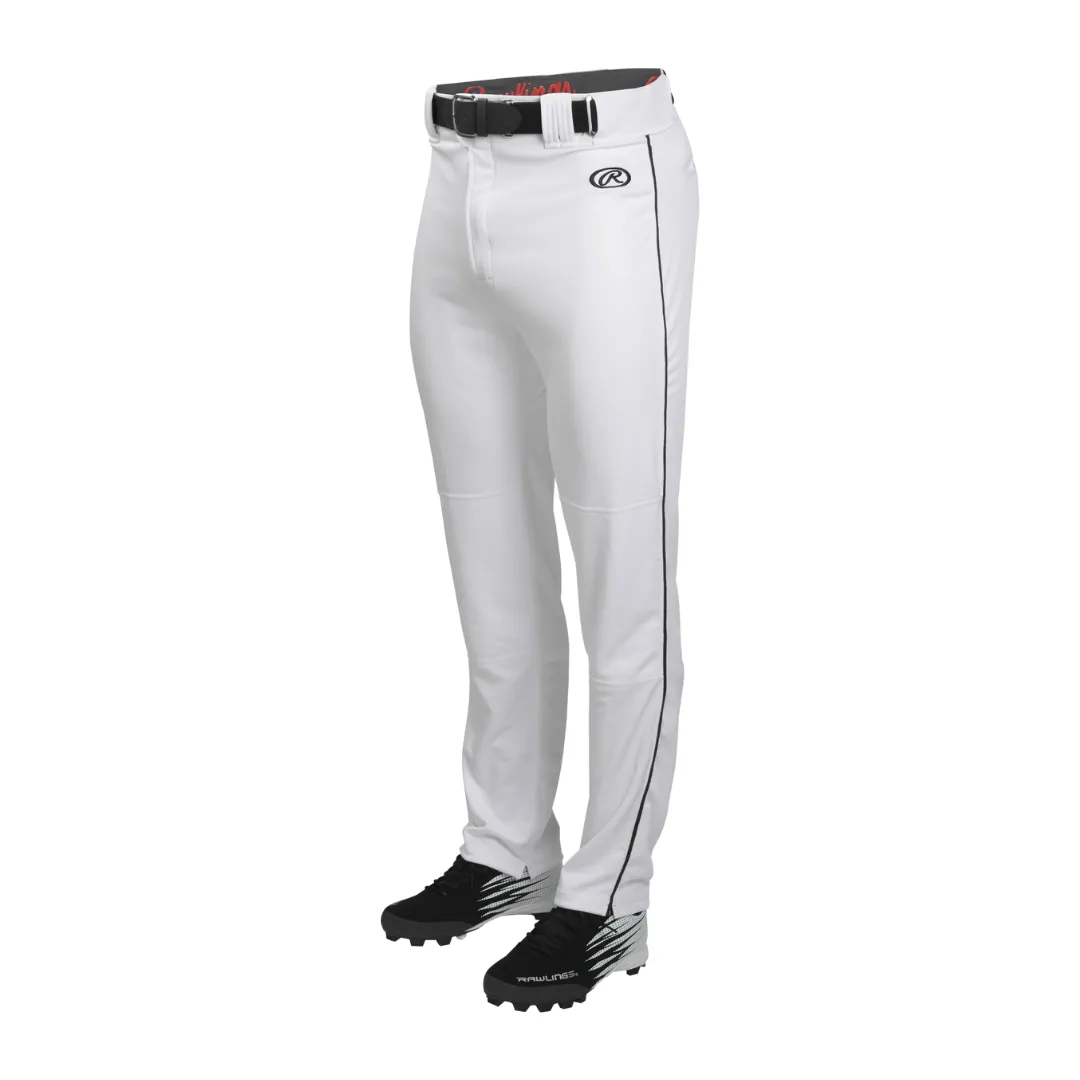 Rawlings Adult Launch Semi-Relaxed Piped Baseball Pants