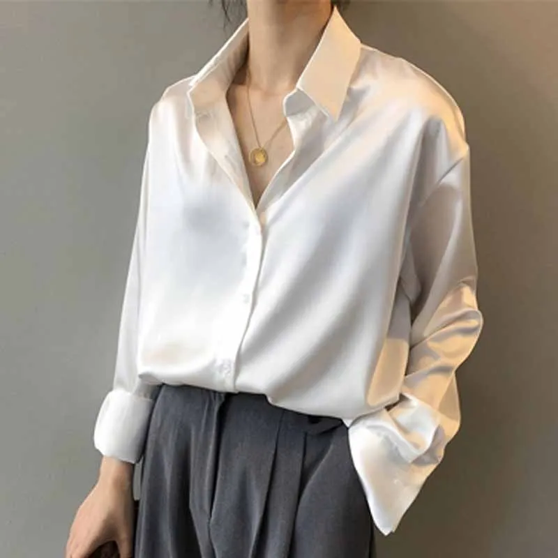 Satin Elegant Ladies Shirt