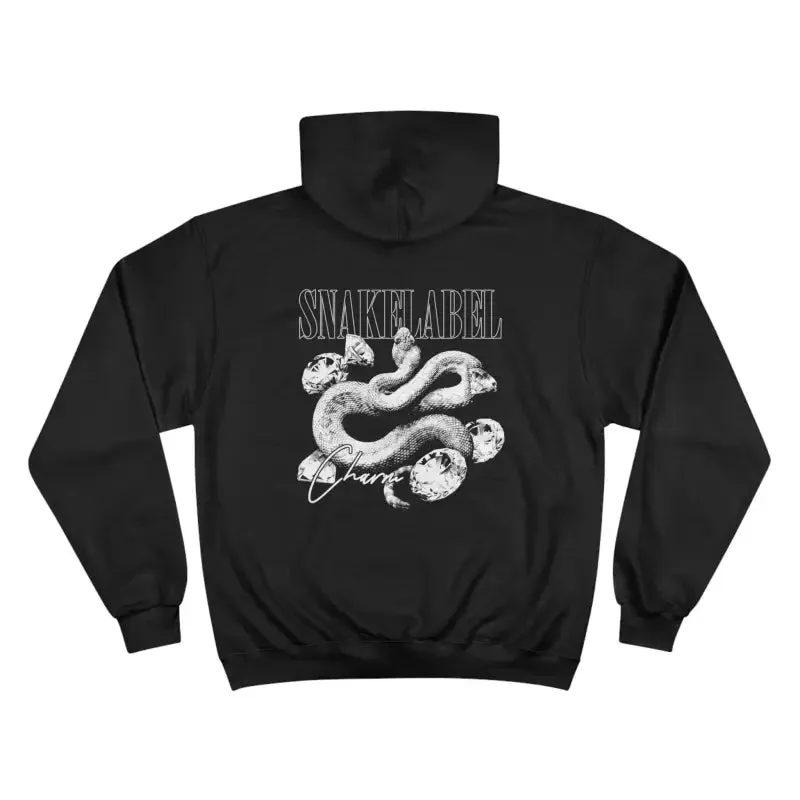 Snake Champion Hoodie | Custom Champion Sweatshirt with Kangaroo Pockets & Recycled Materials