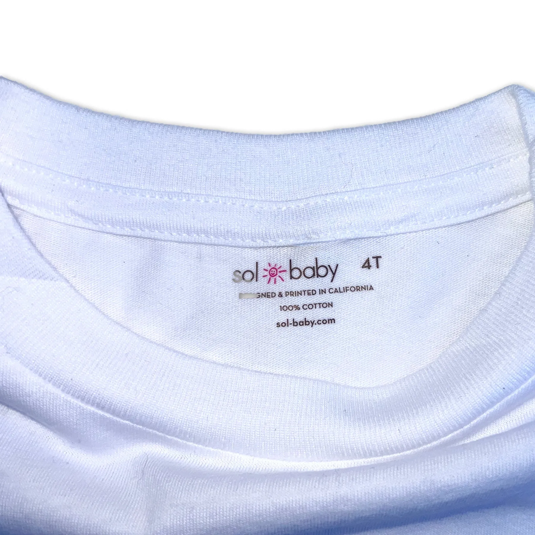 Sol Baby Surf California Wave White Tee