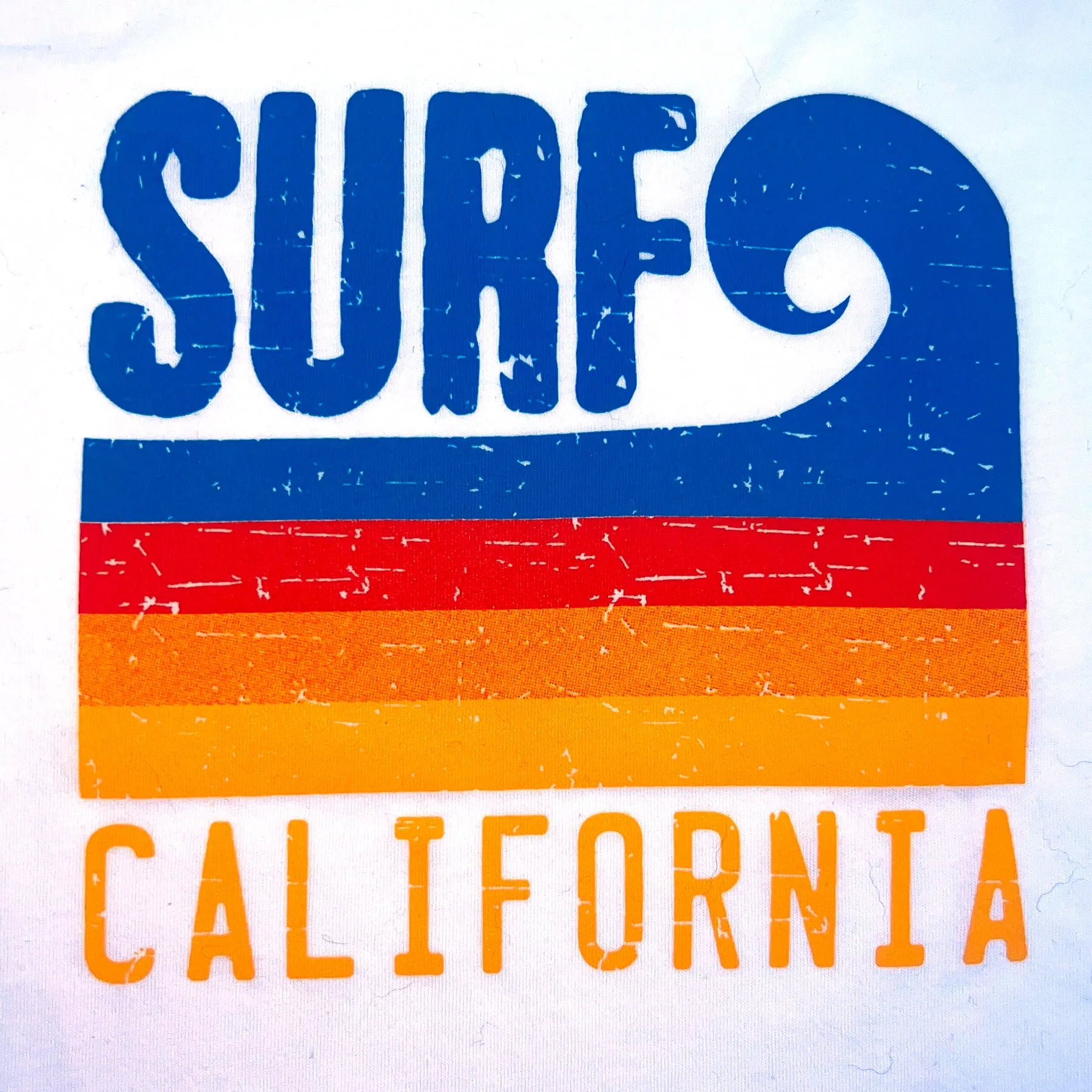 Sol Baby Surf California Wave White Tee