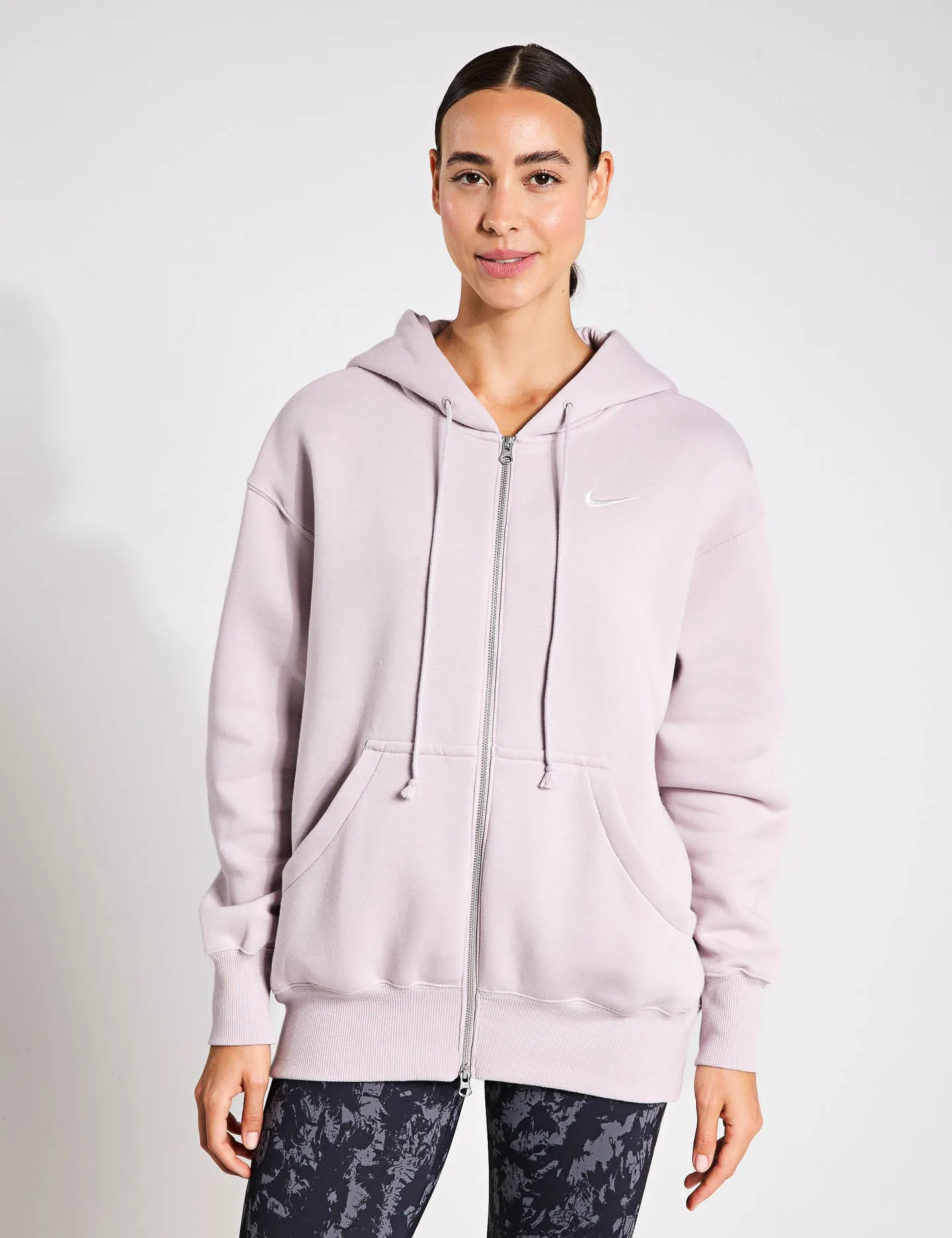 Sportswear Phoenix Fleece Oversized Hoodie - Platinum Violet/Sail