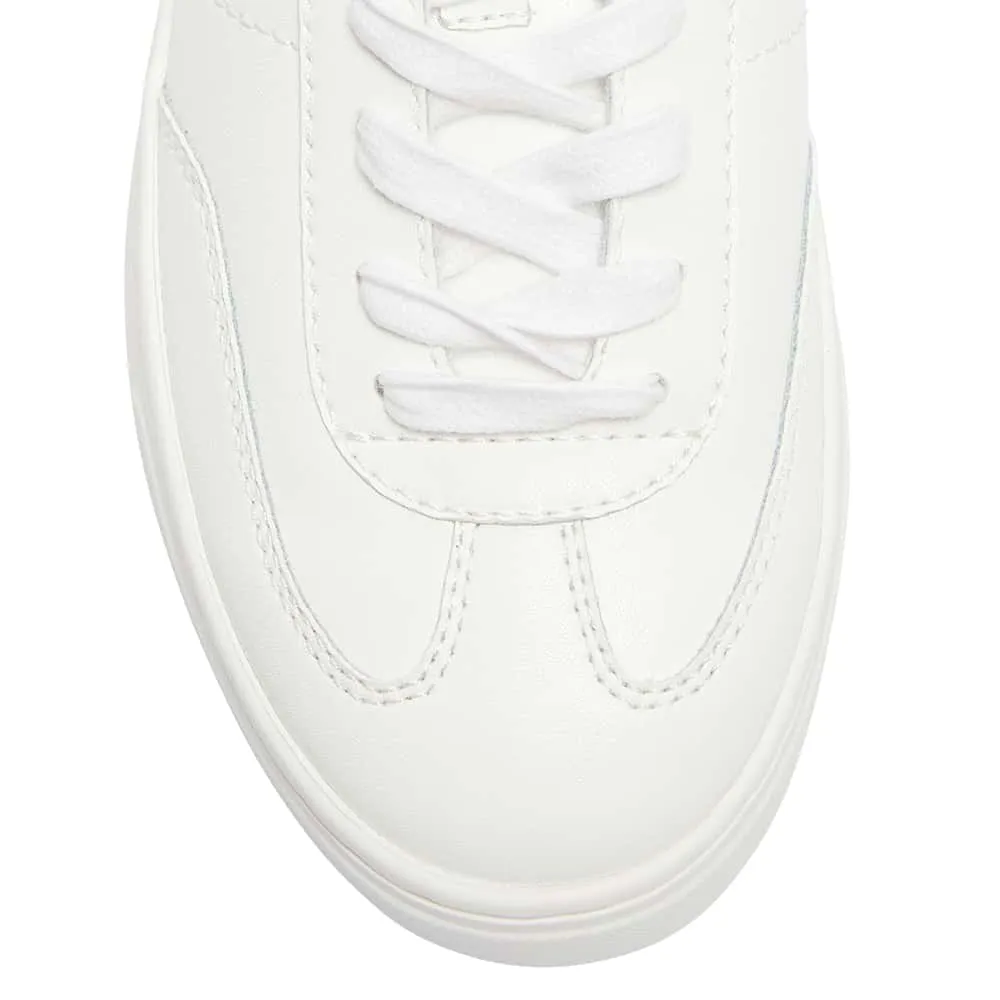 Stevie Sneaker in White Leather