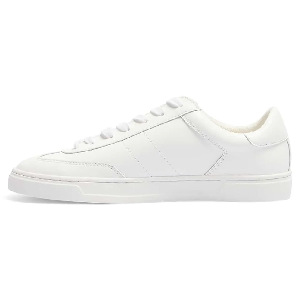 Stevie Sneaker in White Leather