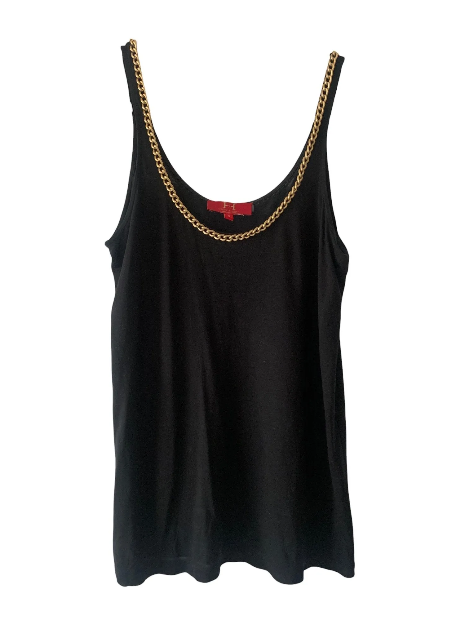 The Haythrop Chain Detail Vest Black