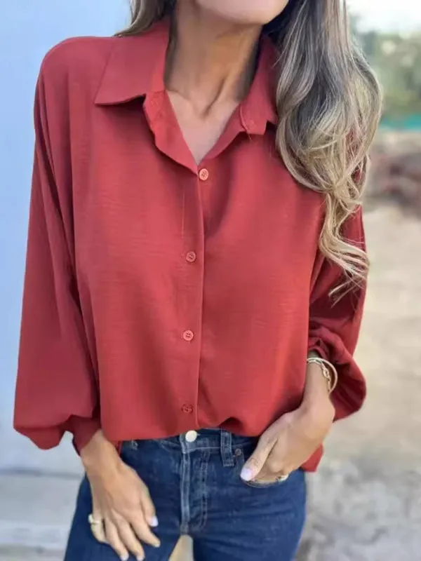 Trendy Long Sleeve Button Cuff Shirt for Stylish Looks