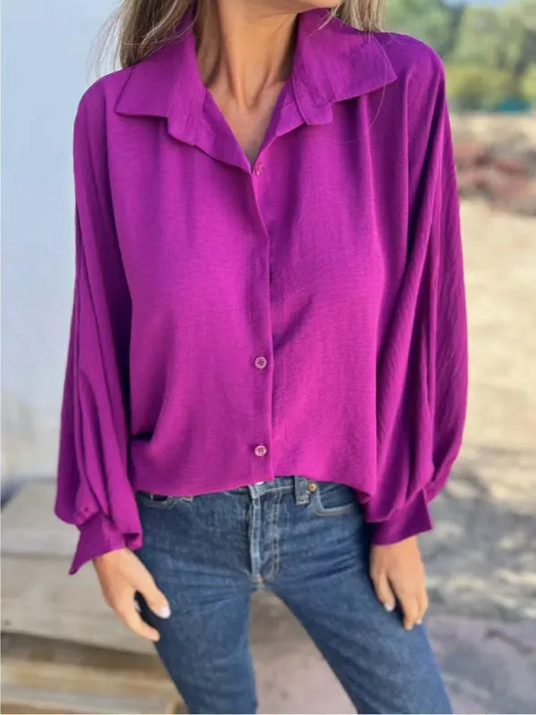 Trendy Long Sleeve Button Cuff Shirt for Stylish Looks