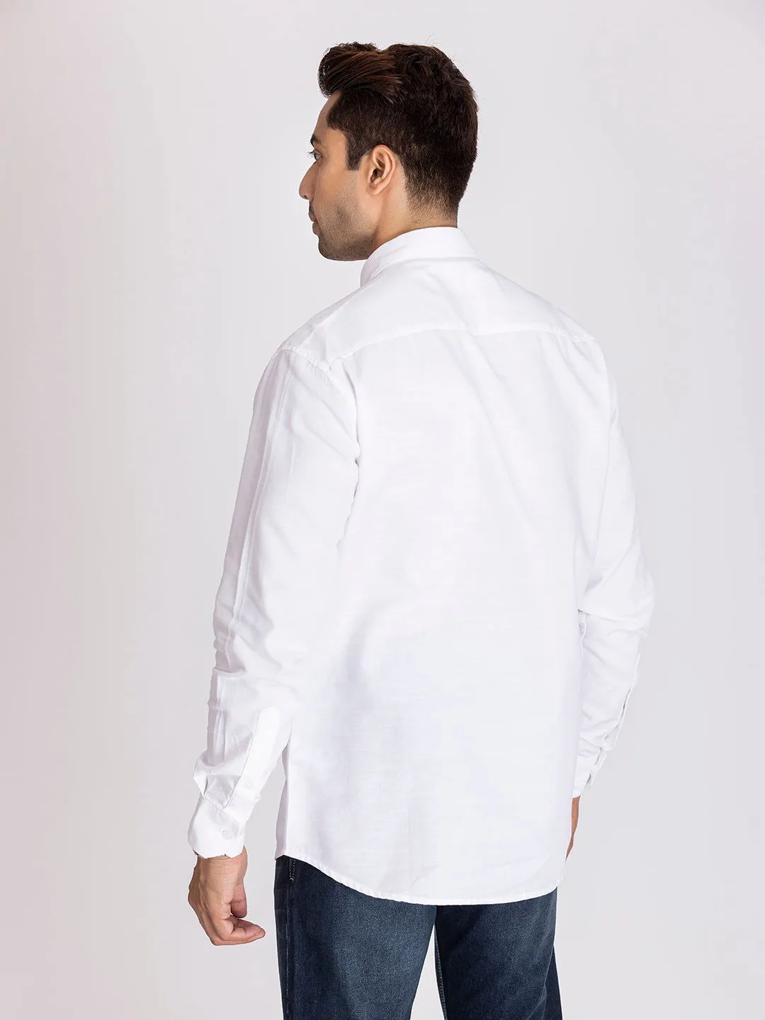 TWILL SHIRT -WHITE