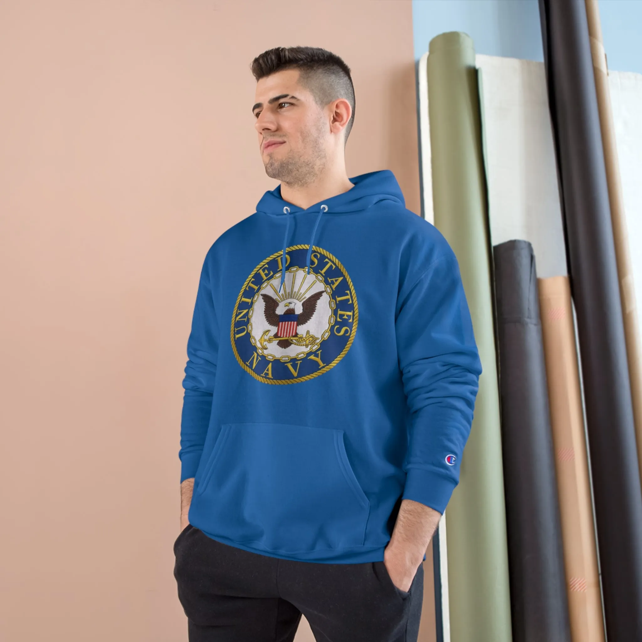 U.S. Navy-Champion Hoodie w/o image on back