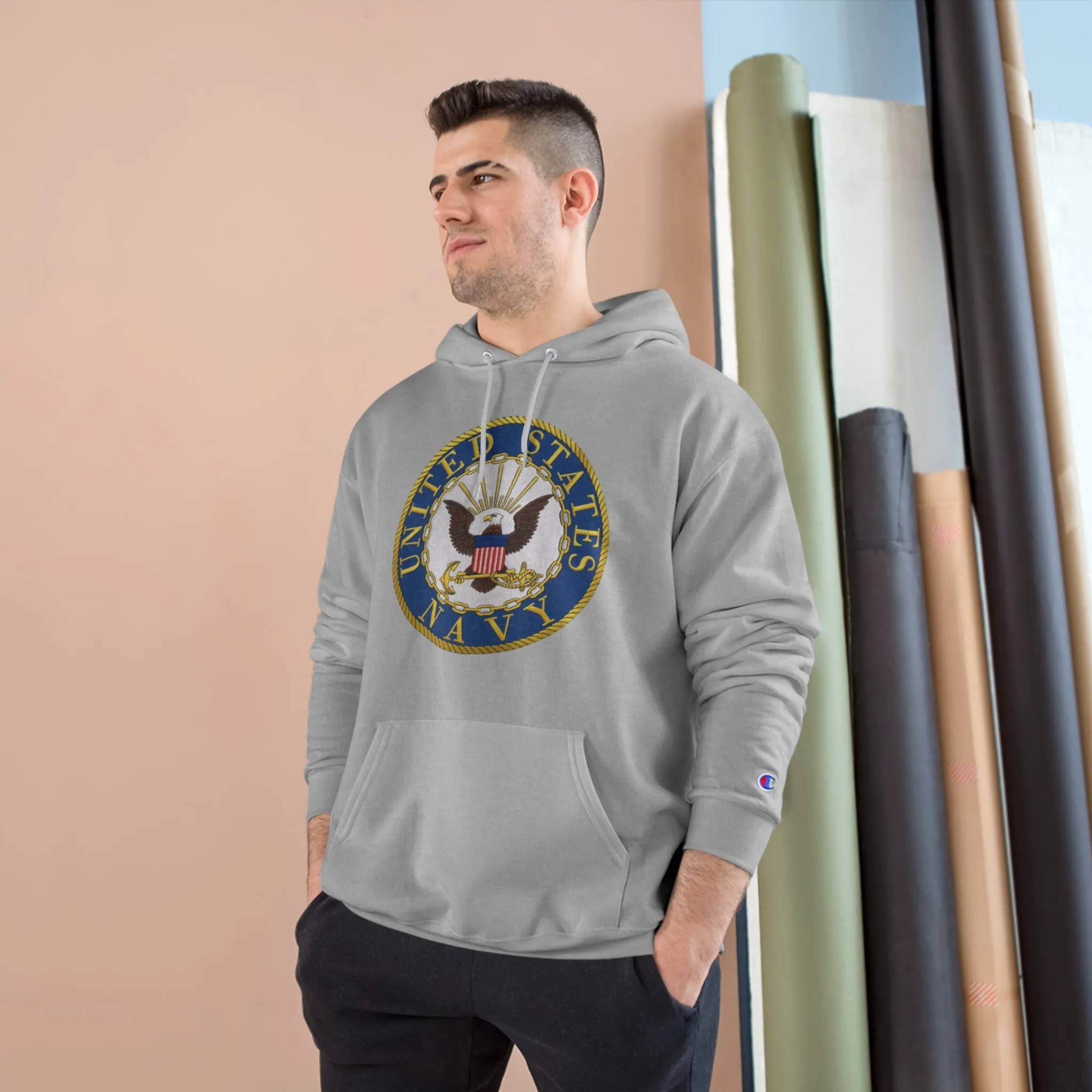 U.S. Navy-Champion Hoodie w/o image on back