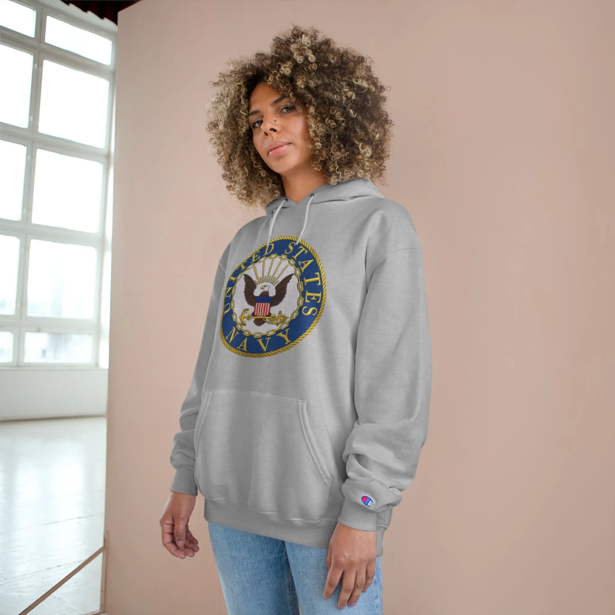 U.S. Navy-Champion Hoodie w/o image on back