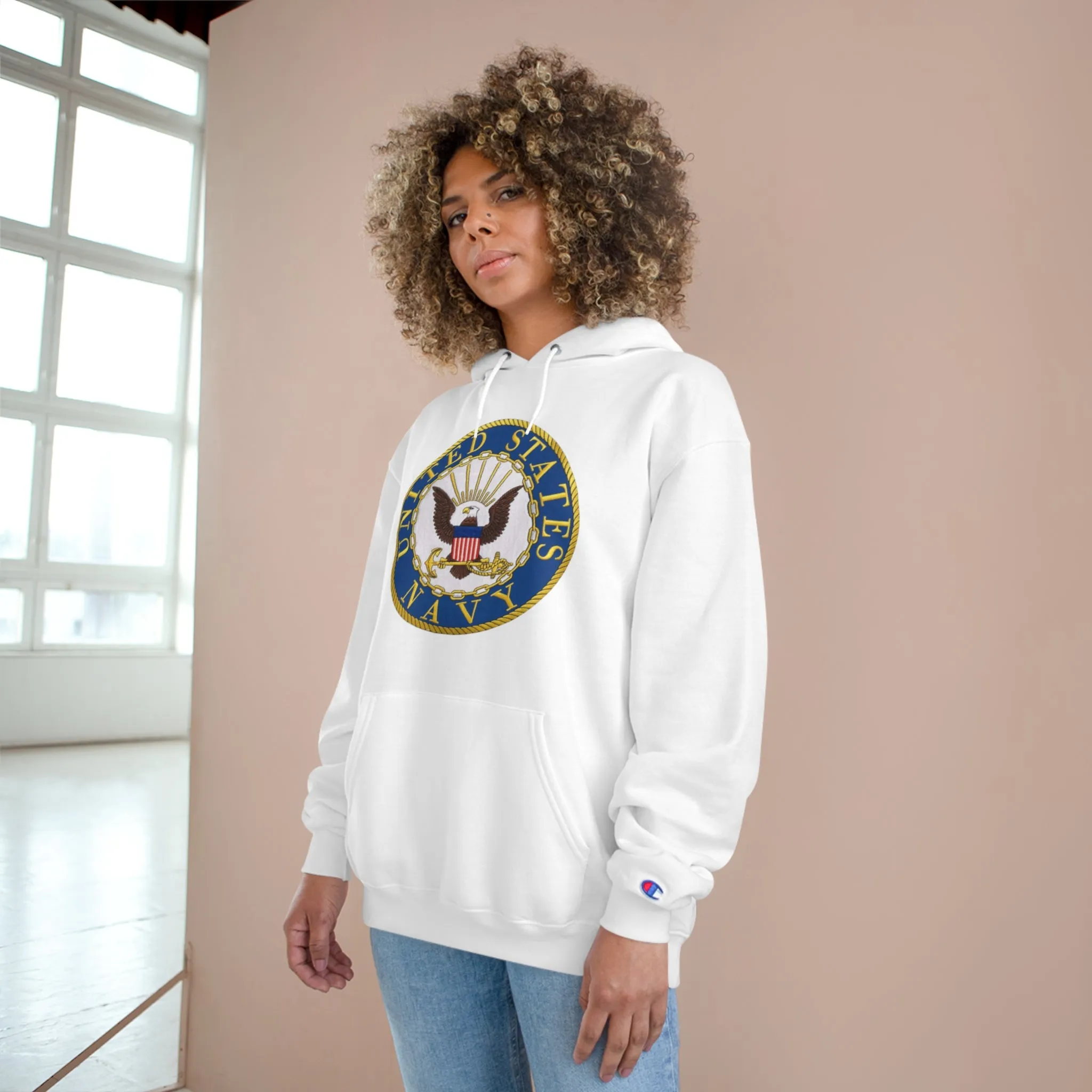 U.S. Navy-Champion Hoodie w/o image on back