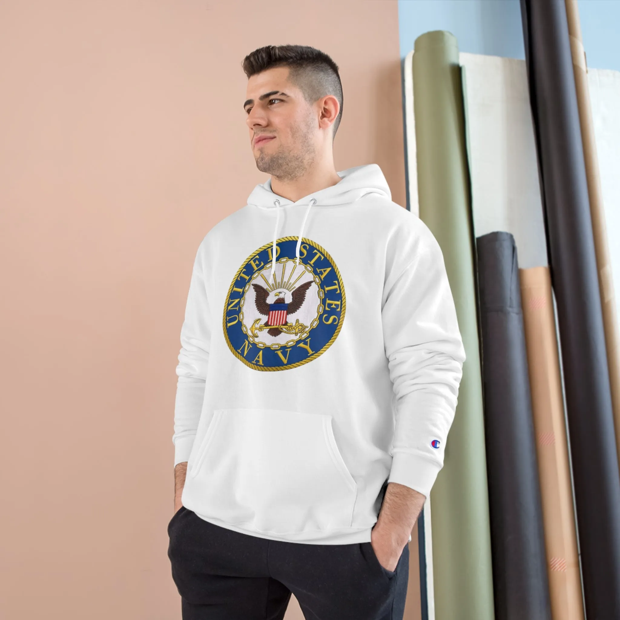 U.S. Navy-Champion Hoodie w/o image on back