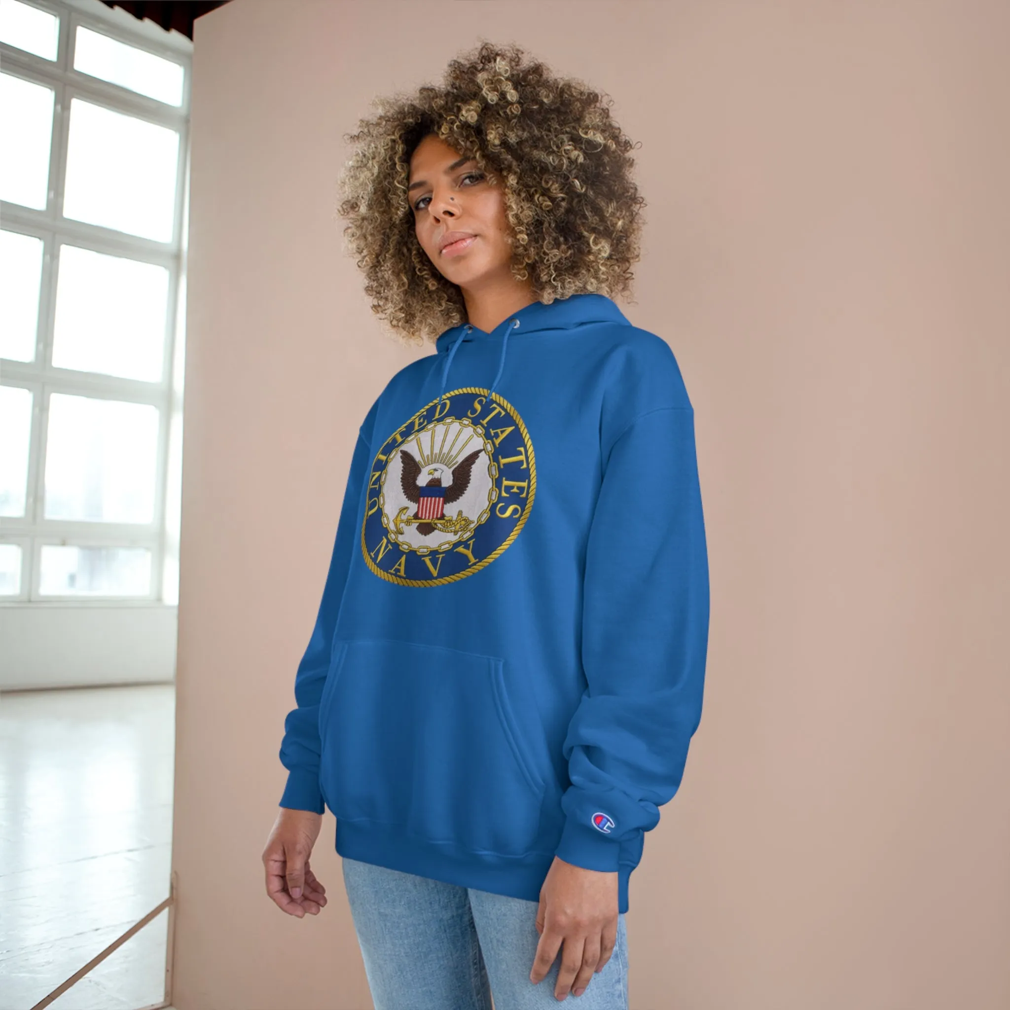 U.S. Navy-Champion Hoodie w/o image on back