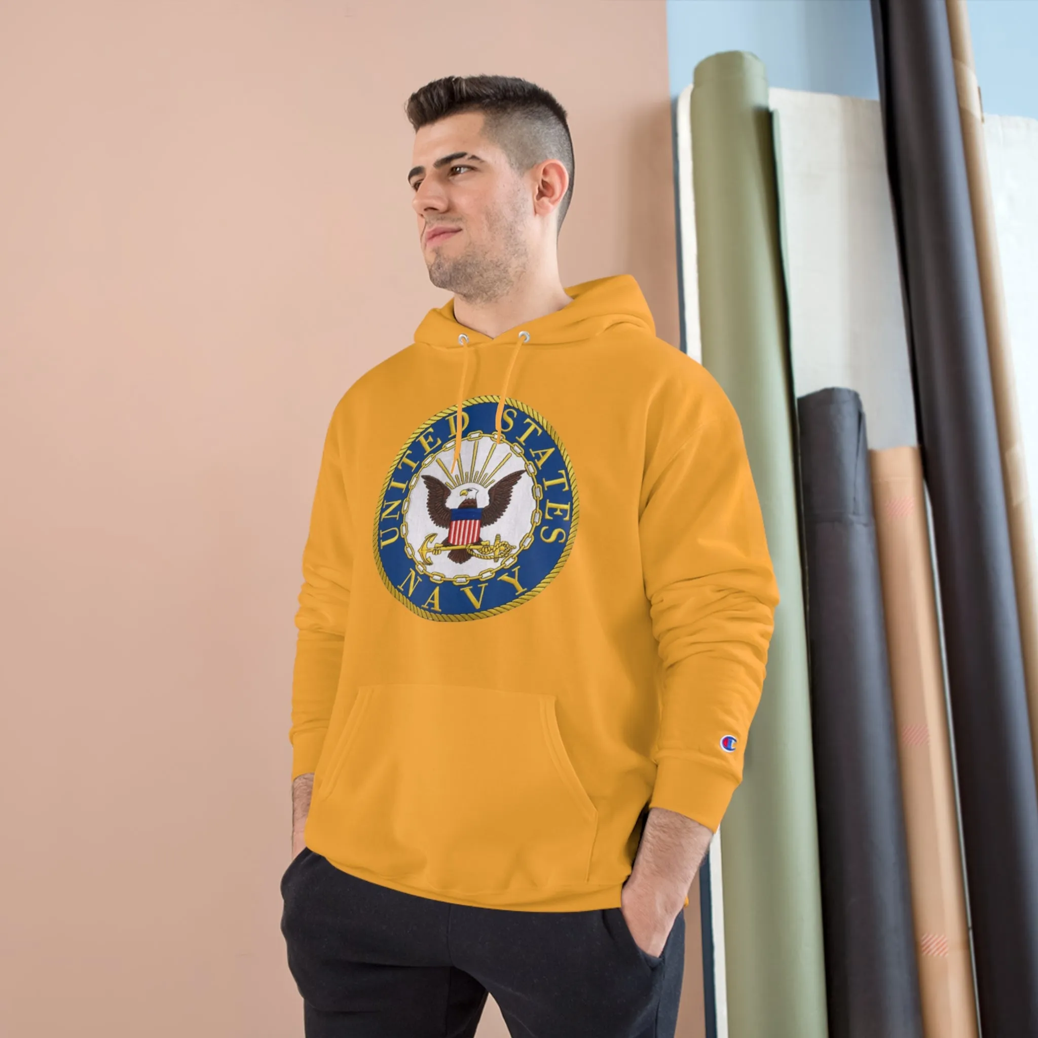 U.S. Navy-Champion Hoodie w/o image on back